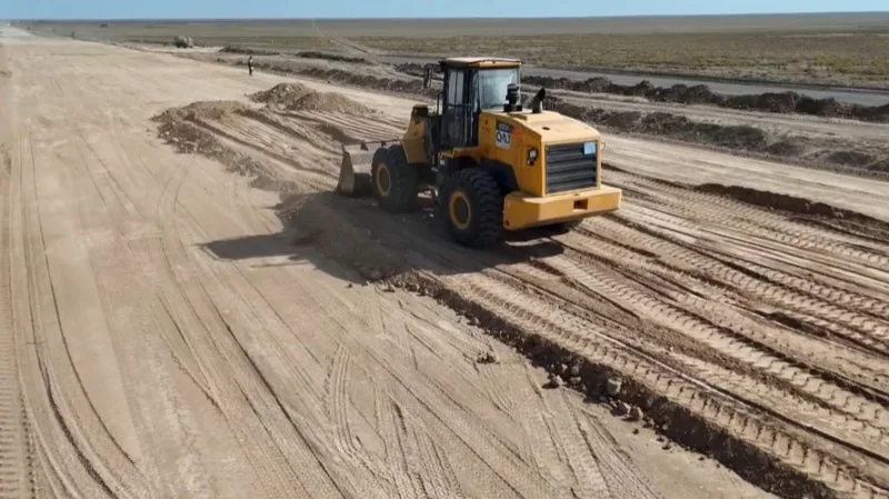 Road reconstruction continues on Kyzylorda–Zhezkazgan highway in Ulytau region