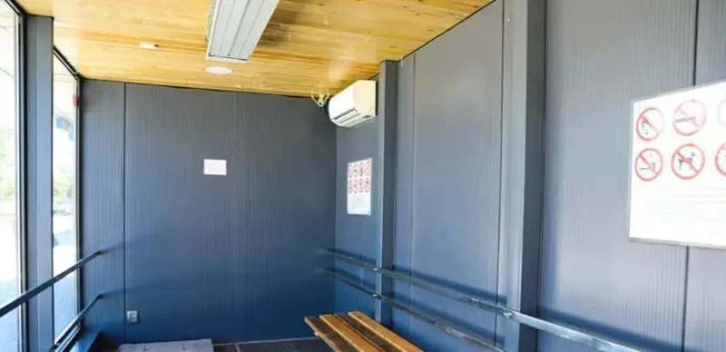 теплая остановка