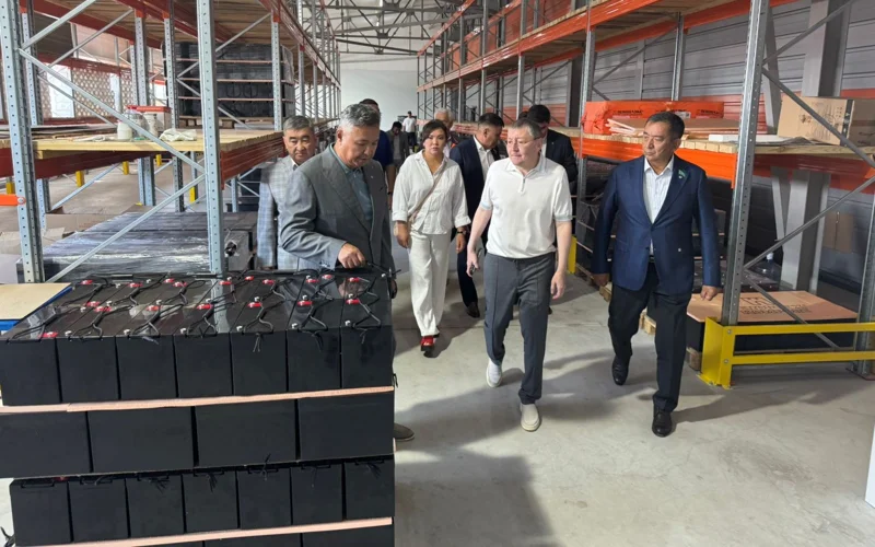 Жетісу облысында заманауи аккумулятор зауыты іске қосылып, 180 жаңа жұмыс орны ашылды