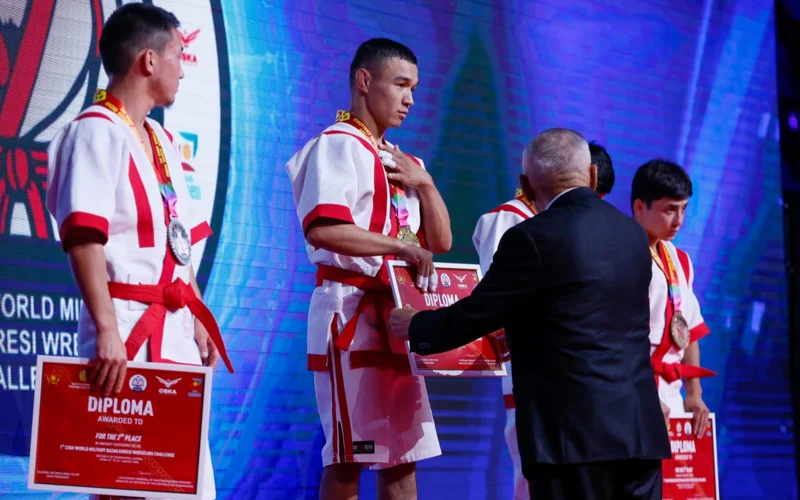 Сборная Казахстана стала победителем чемпионата мира по қазақ күресі среди военнослужащих