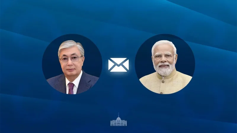 Kazakh President congratulates India on its Independence Day