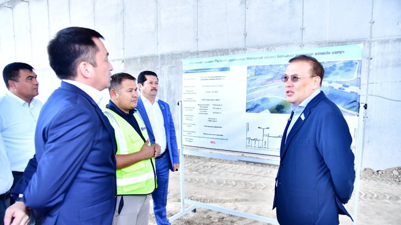 Два новых транспортных путепровода в Шымкенте запустят к концу 2026 года 