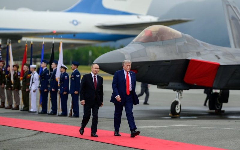 Путин и Трамп на Аляске