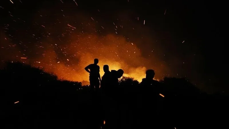 пожары в Греции