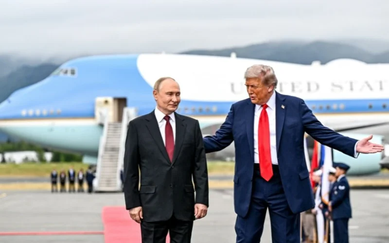 Путин и Трамп на Аляске