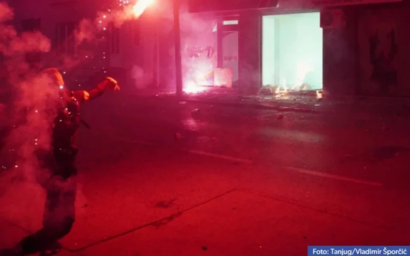 митинги в Сербии