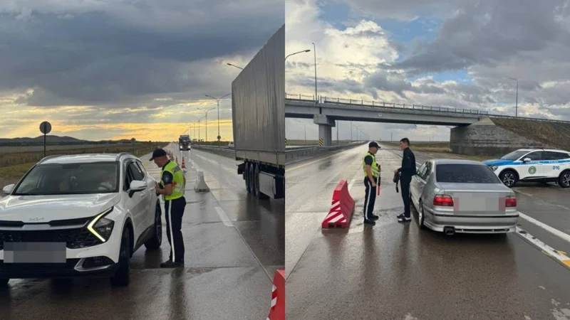 На участке трассы Астана–Караганды введено ограничение скорости