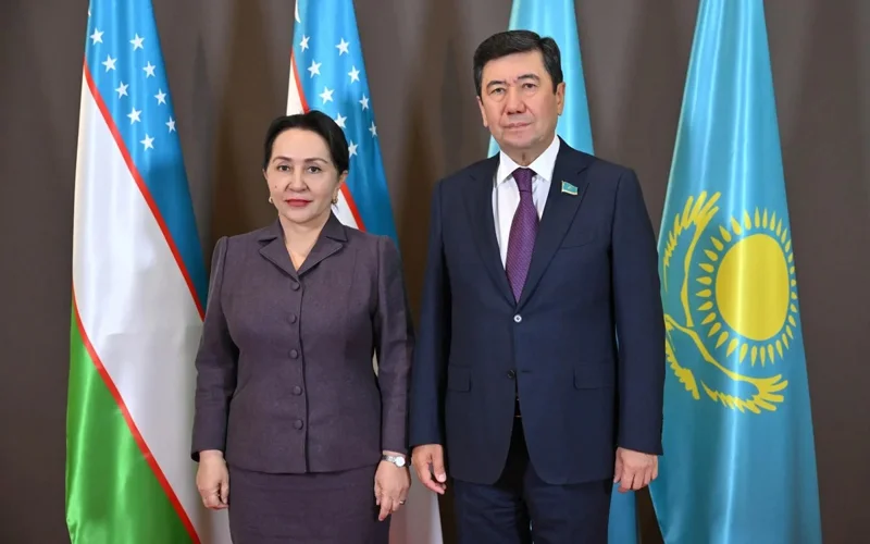 Kazakh Majilis Speaker Koshanov, Uzbek Senate Chairwoman Tanzila Norbaeva meet in Astana 
