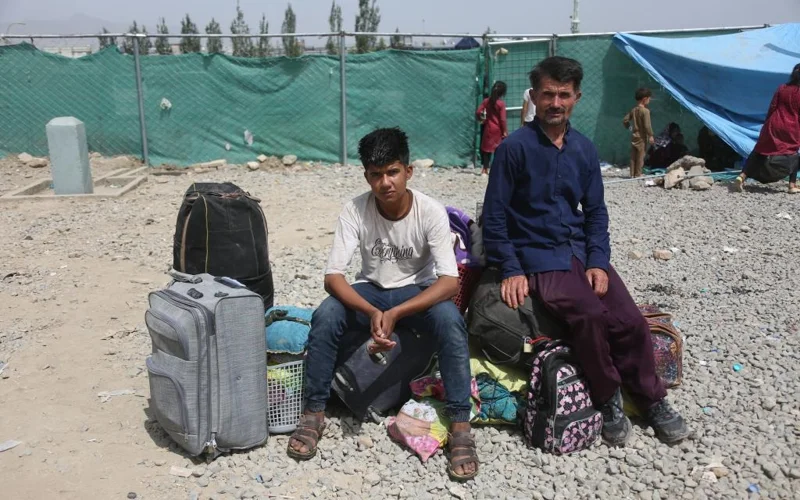 9 июля, Кабул. Афганские беженцы во временном лагере. / Фото: Синьхуа/