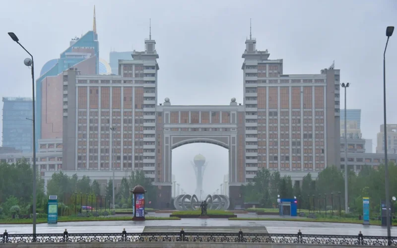 Rainy, windy weather forecast in Kazakhstan Aug 18