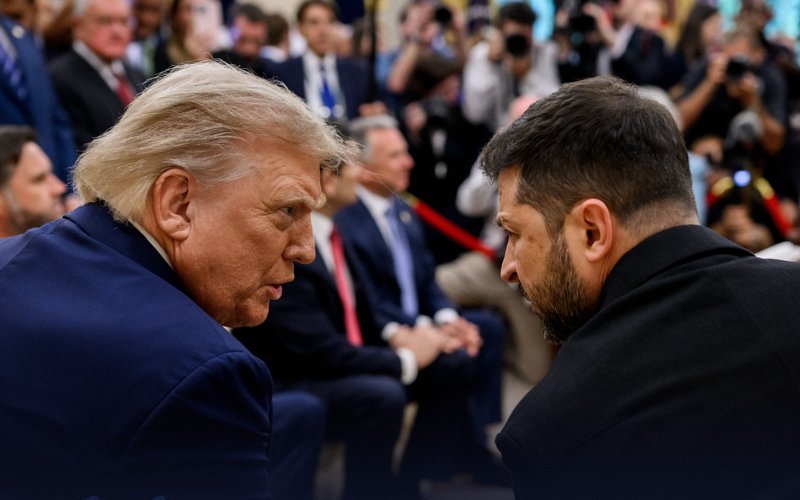 Donald J. Trump and Volodymyr Zelenskyy Trump and Zelenskyy