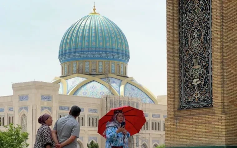 Пожар произошел в Центре исламской цивилизации в Ташкенте