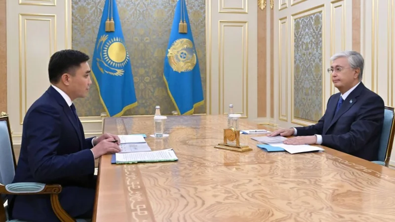 Президент Шымкент қаласының әкімі Ғабит Сыздықбековті қабылдады