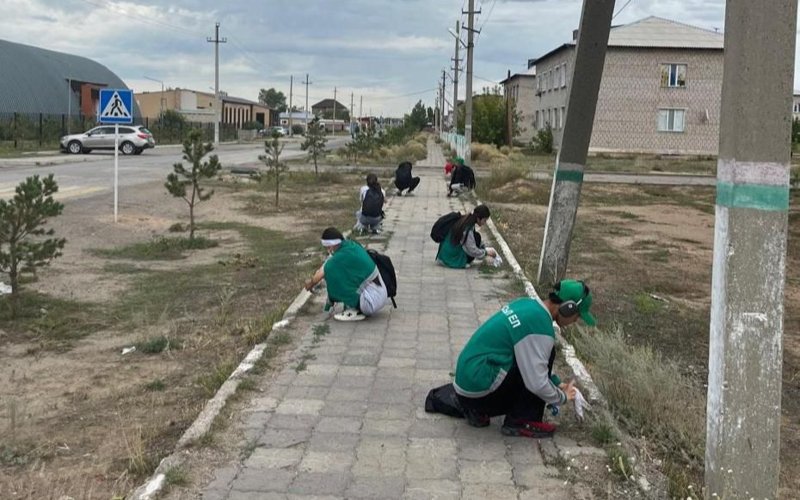 В области Улытау прошли экологические акции