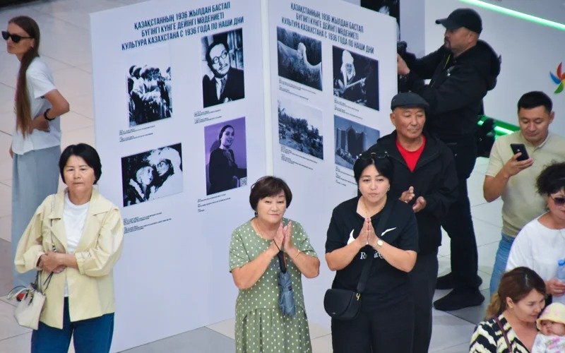 ‘History of Kazakhstan in Photographs of Kazinform’ exhibition unveiled at MEGA Silk Way in Astana