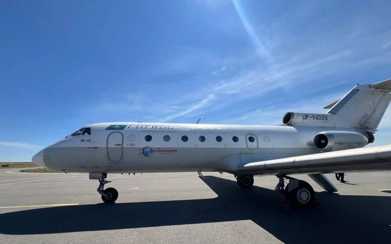 Борт санавиации прибыл в область Абай для транспортировки в Астану пострадавших в ДТП детей