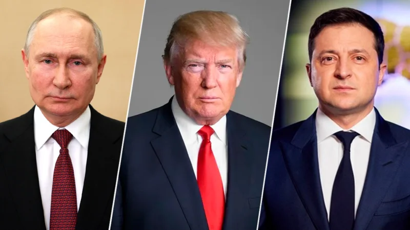 Путин, Трамп, Зеленский