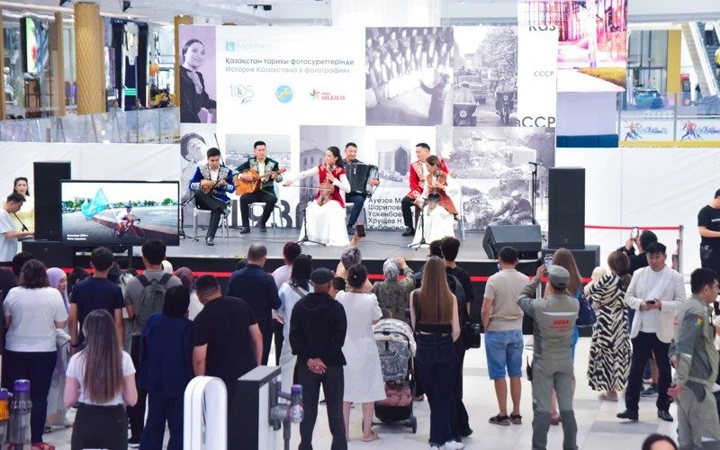 ‘History of Kazakhstan in Photographs of Kazinform’ exhibition unveiled at MEGA Silk Way in Astana