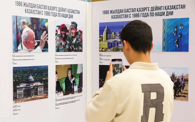 ‘History of Kazakhstan in Photographs of Kazinform’ exhibition unveiled at MEGA Silk Way in Astana