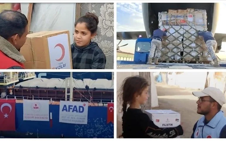 Турция отправила в Газу 101 271 тонну гуманитарной помощи