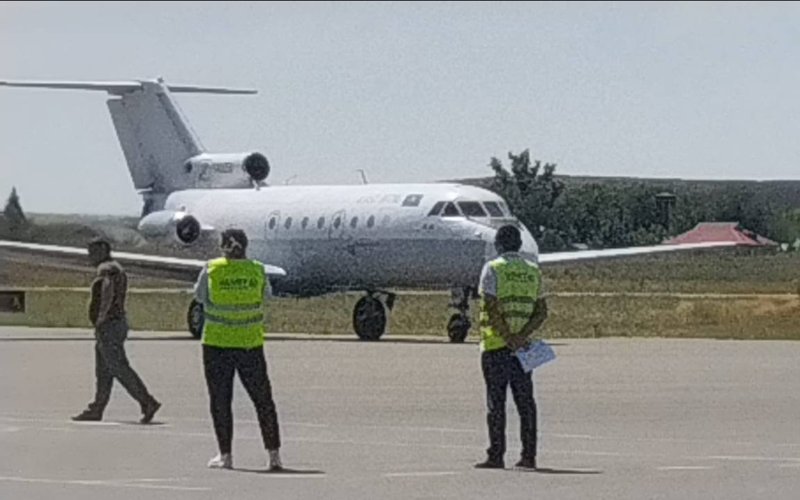 Борт санавиации прибыл в область Абай для транспортировки в Астану пострадавших в ДТП детей