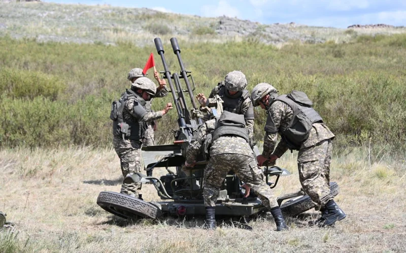 Военные сборы для резервистов проходят в Казахстане