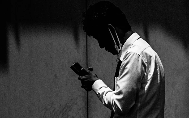 Smartphone user