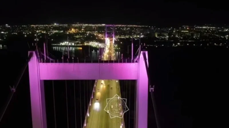 новый мост в Семее