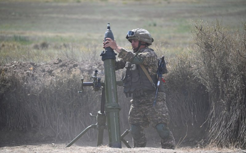 Военные сборы для резервистов проходят в Казахстане Военные сборы для резервистов проходят в Казахстане