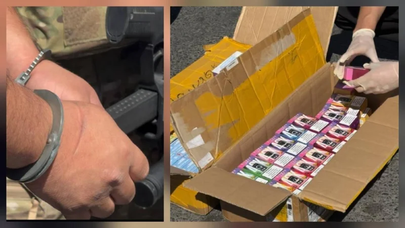 В Жетысу семейную пару задержали за продажу сотен вейпов 