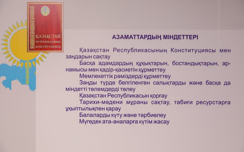 Конституция – халық таңдауы, мемлекет тірегі – көрме Конституция – халық таңдауы, мемлекет тірегі – көрме