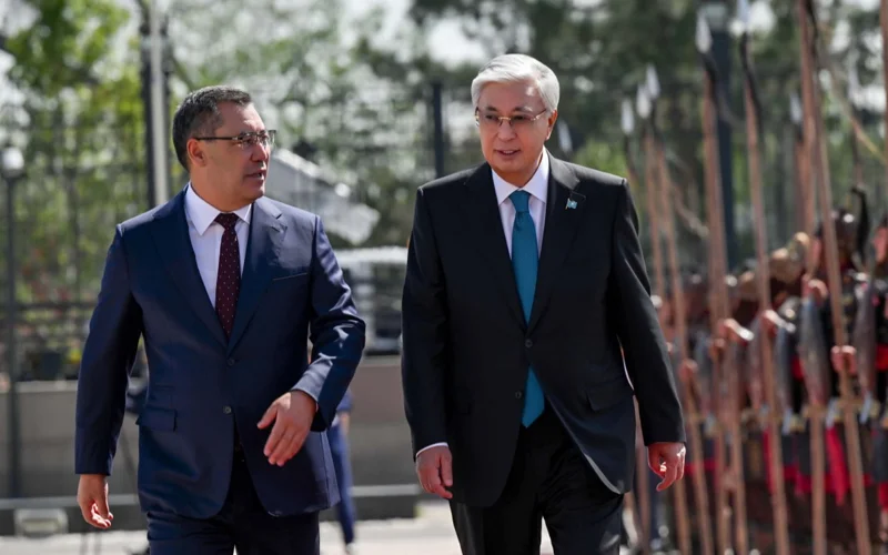 «Yntymaq Ordo» rezıdentsııasynda Prezıdentti  saltanatty qarsy alý rásimi ótti
