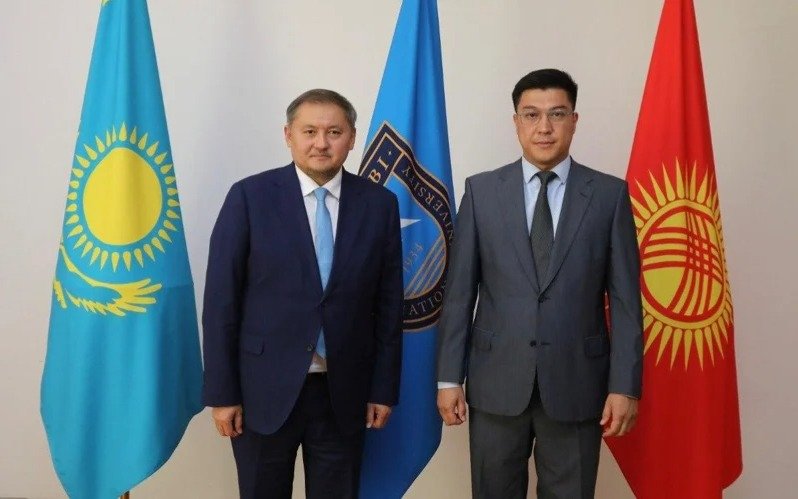 Kazakh and Kyrgyz Ministers of Higher Education visit KazNU branch in Bishkek Kazakh and Kyrgyz Ministers of Higher Education visit KazNU branch in Bishkek