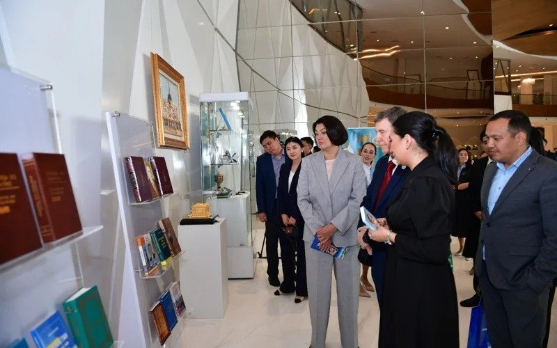 Exhibition showcasing 30 years of Kazakhstan’s Constitution unveiled in Astana Exhibition showcasing 30 years of Kazakhstan’s Constitution unveiled in Astana