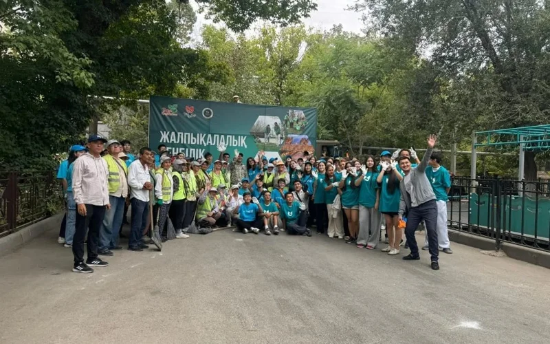 Mass cleanup in Shymkent removes 172 tons of waste