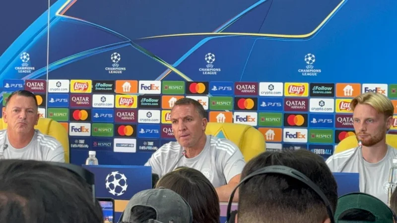 Главный тренер «Селтика» Брендан Роджерс 