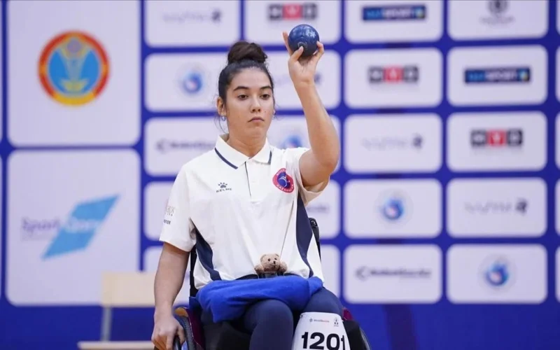 Kazakhstan's Itiana Shingiskhanova wins gold at 2025 World Boccia Challenger in Astana