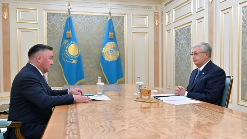 President receives Supreme Court Chairman Aslambek Mergaliyev