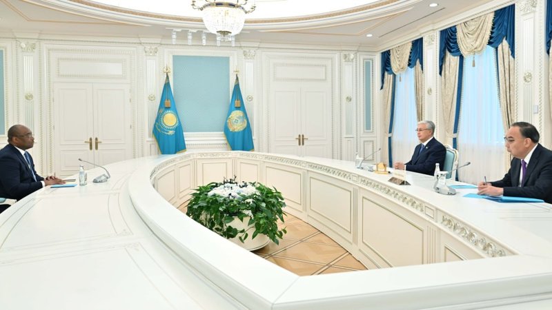 Мемлекет басшысы Конго Демократиялық Республикасы Президентінің арнаулы өкілі Патрик Мпойи Луабеяны қабылдады