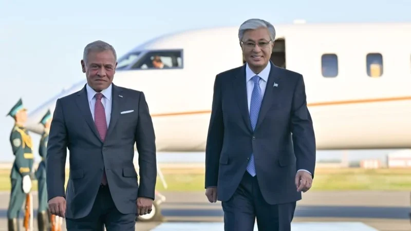 Abdullah II of Jordan arrives in Kazakhstan for official visit 
