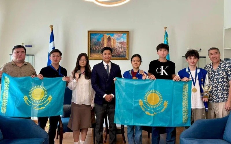 Kazakh students win at International Economics Olympiad in Greece