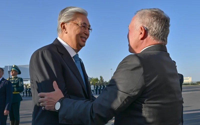 Abdullah II of Jordan arrives in Kazakhstan for official visit 