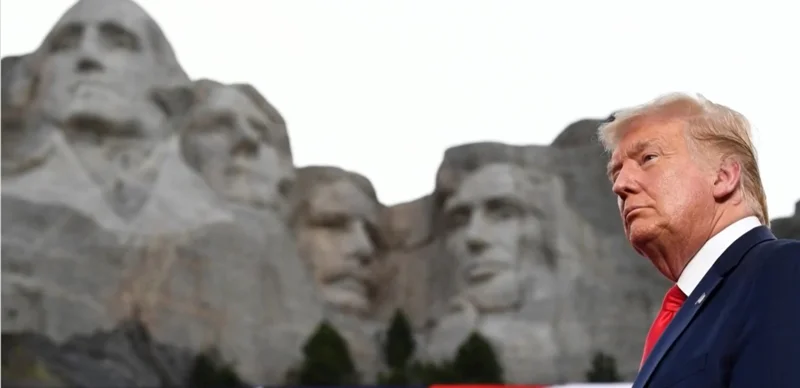 На горе Рашмор нет места для лица Трампа