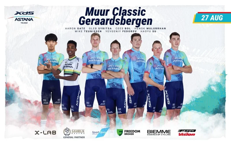 Astana reveals roster for Belgium’s race Muur Classic Geraardsbergen 2025