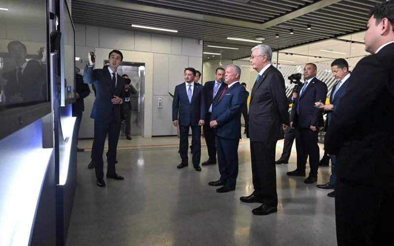 President Kazakh President, Jordan’s King tour Astana Hub innovation cluster in Kazakh capital