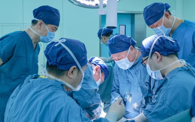 Впервые в Китае человеку пересадили свиное легкое