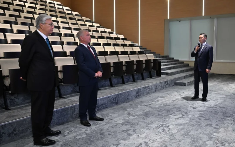 Қазақстан Президенті мен Иордания Королі «Астана» халықаралық қаржы орталығына барды 