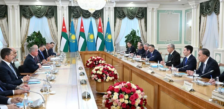 Қазақстан Президенті мен Иордания Королі кеңейтілген құрамда келіссөз жүргізді
