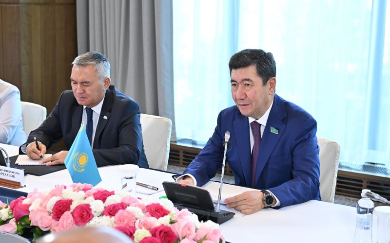 Мәжіліс спикері Тәжікстан Маджлиси Оли Маджлиси милли төрағасымен кездесті Мәжіліс спикері Тәжікстан Маджлиси Оли Маджлиси милли төрағасымен кездесті
