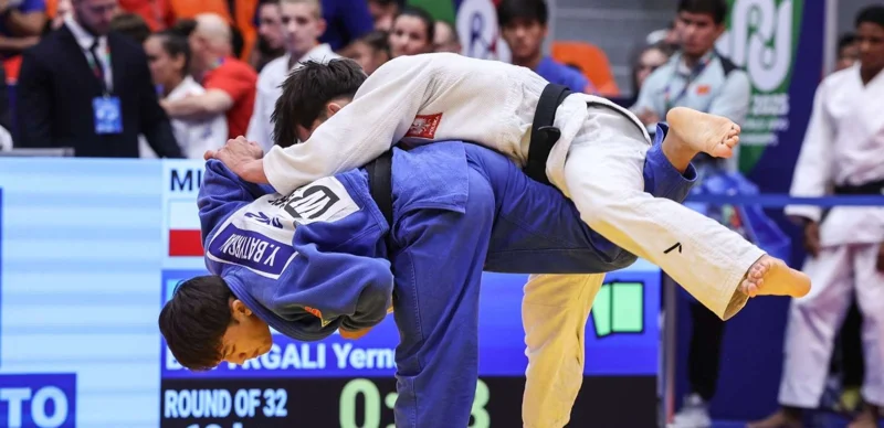 Ернұр Батырғали дзюдодан кадеттер арасында әлем чемпионы атанды 